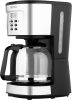 Cafetieră ECG KP 2125 Supreme, 900 W, 1,5 L, LCD, bol de sticlă