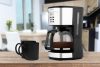 Cafetieră ECG KP 2125 Supreme, 900 W, 1,5 L, LCD, bol de sticlă