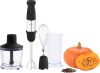 Set mixer de mână, 750 W, 2 viteze + turbo, lame din oţel inoxidabil rm750