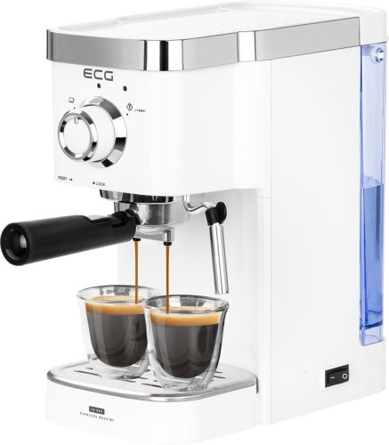 Cafetieră cu braţ cu presiune de 20 bar, duză de abur SLIM design, rezervor de a