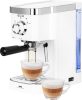 Cafetieră cu braţ cu presiune de 20 bar, duză de abur SLIM design, rezervor de a
