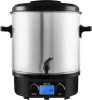 Vas de sterilizare şi încălzire digital, 27L, 1800W, inox, cu robinet de scurger