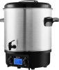 Vas de sterilizare şi încălzire digital, 27L, 1800W, inox, cu robinet de scurger