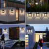 Solar Tungsten lumina de perete în aer liber Porch lumina decorare senzor de miş
