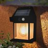 Solar Tungsten lumina de perete în aer liber Porch lumina decorare senzor de miş