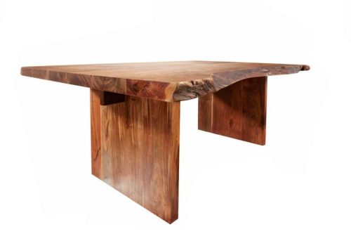 Masă de dining artizanală în stil rustic 270 x 110 cm, lemn masiv de salcâm