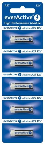 Baterie de alarmă EverActive A27 (MN27, 27A) baterie alcalină 12V B5