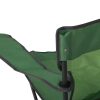 Scaun de pescuit pliabil pentru camping cu suport pentru băuturi max 100 kg - ve