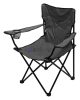 Scaun pliabil pentru camping si pescuit  suport pentru bautura, 100 kg, negru,