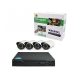 Full AHD CCTV 4 camere sistem complet de supraveghere a securităţii Full HD