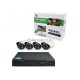 Full AHD CCTV 4 camere sistem complet de supraveghere a securităţii Full HD