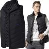 Vesta încălzită, unisex, mărimea XL, reîncărcabilă prin USB, 3 niveluri de încăl