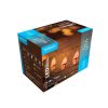 Modee Crăciun LED Festoon Plastic Elemes C1012 (10LED/1,35m/15cm) cald