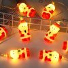 Modee Crăciun LED Festoon Plastic Elemes C1013 (10LED/1,35m/15cm) cald