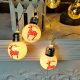 Modee Crăciun LED Festoon Plastic Elemes C1014 (10LED/1,35m/15cm) cald