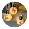 Modee Crăciun LED Festoon Plastic Elemes C1014 (10LED/1,35m/15cm) cald