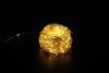 Decorative alb cald 50 LED 5 metri cupru şir de lumini cu baterii