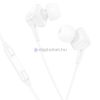 Căşti universale cu fir Hoco Conector Type-C cu microfon, alb