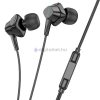 Căşti universale cu fir Hoco, conector Type-C cu microfon, negru