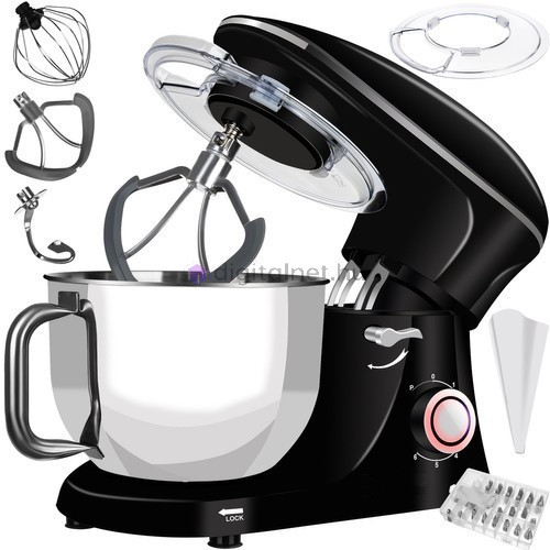 Procesor de alimente multifuncţional 2200W 6,2L + manşon pentru paste şi 24 de a