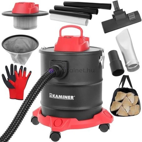 Aspirator de cenuşă rezistent la căldură cu sistem dublu de filtrare şi rezervor