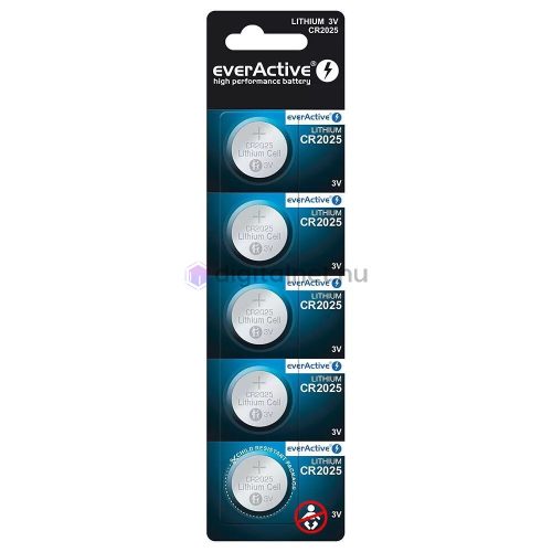 EverActive CR2025 Litiu Buton celulă 3V B5