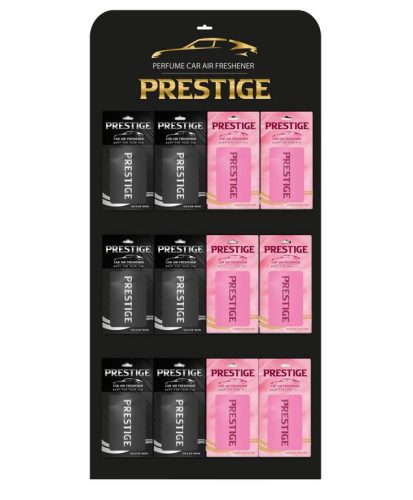 Prestige odorizant auto premium - 1 bucată, arome variate în display

