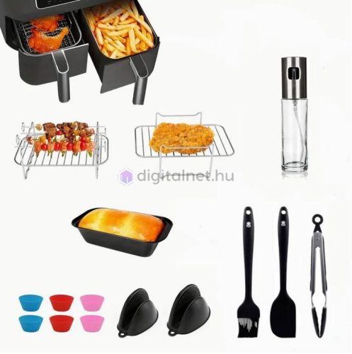 Set de accesorii 15 piese pentru cuptorul cu aer cald Ninja Dual AF451UK / AF400