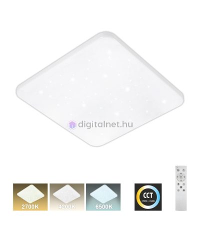 CCT reglabil 36W Plafonieră modernă 43x43 cm FLORA TR-604S LED