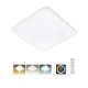 Plafonieră LED TR-605S - FLORA 60W 5700lm 53x53cm CCT + telecomandă