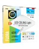 Plafonieră LED TR-605S - FLORA 60W 5700lm 53x53cm CCT + telecomandă