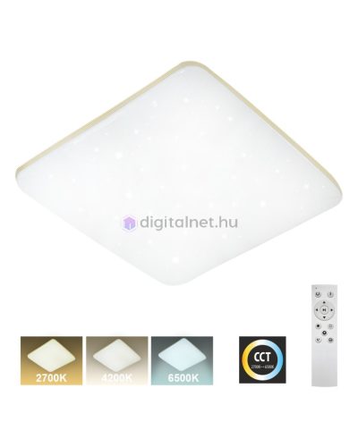 MANA 60W LED Plafonieră - 5700lm, 53x53cm, CCT reglabil (2700K-6500K)