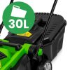 Maşină electrică de tuns iarba M3500W - Colector de iarbă 30L, 3 înălţimi de tăi