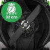 Maşină electrică de tuns iarba M3500W - Colector de iarbă 30L, 3 înălţimi de tăi