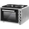 Cuptor electric portabil, capacitate 37L, plită dublă, amestecare cu aer, funcţi