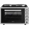Cuptor electric portabil, capacitate 37L, plită dublă, amestecare cu aer, funcţi