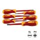 Set şurubelniţe izolate VDE, 6 buc, SL & PH, 1000V, certificat IEC 60900