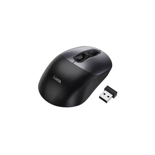 Hoco GM28 Mouse fără fir - Design ergonomic, negru-grafit