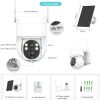 ICSee Solar Powered WiFi Smart Camera - Full HD, exterior, vedere pe timp de noa