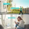 ICSee Solar Powered WiFi Smart Camera - Full HD, exterior, vedere pe timp de noa