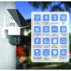 ICSee Solar Powered WiFi Smart Camera - Full HD, exterior, vedere pe timp de noa