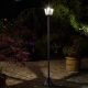 Candelabru alimentat cu energie solară senzor de lumină elegant sobă solară de g