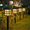 Lampa solar LED pentru gradina - corp de iluminat rezistent la apa IP65, cu senz