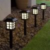 Lampa solar LED pentru gradina - corp de iluminat rezistent la apa IP65, cu senz