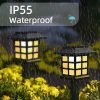 Lampa solar LED pentru gradina - corp de iluminat rezistent la apa IP65, cu senz
