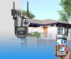 Cameră IP de exterior cu lentilă dublă, zoom 10X, viziune nocturnă, rotire 350°,
