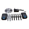 Motocoasă cu roţi Hayami 48V cu acumulatori mâner telescopic, 2 baterii, 8 acc