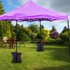 Set saci de nisip pentru pavilion - 4 bucăţi, prindere cu scai, capacitate 25 kg