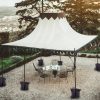 Set saci de nisip pentru pavilion - 4 bucăţi, prindere cu scai, capacitate 25 kg
