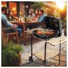 Grătar de grădină pe cărbune cu suflantă construcţie stabilă, reglare a aerului
